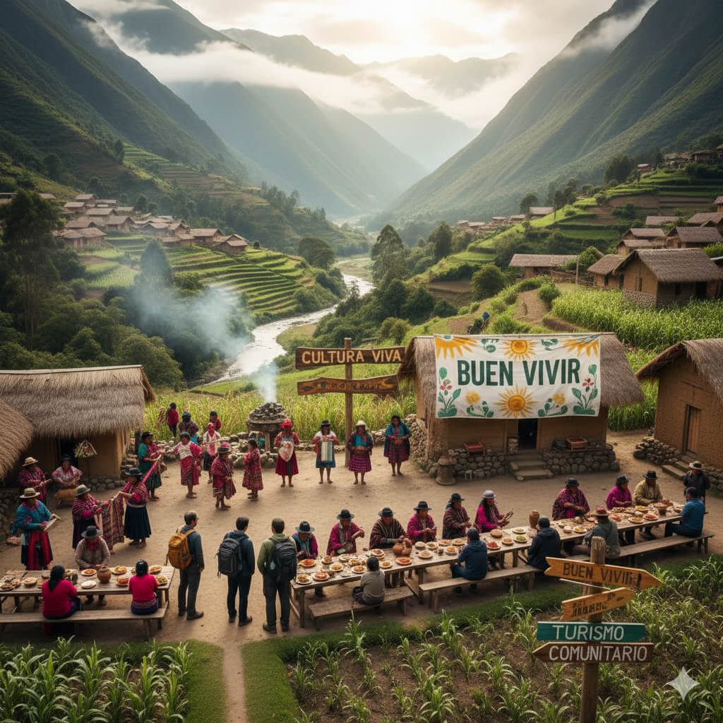 Cultura viva, buen vivir y turismo comunitario.