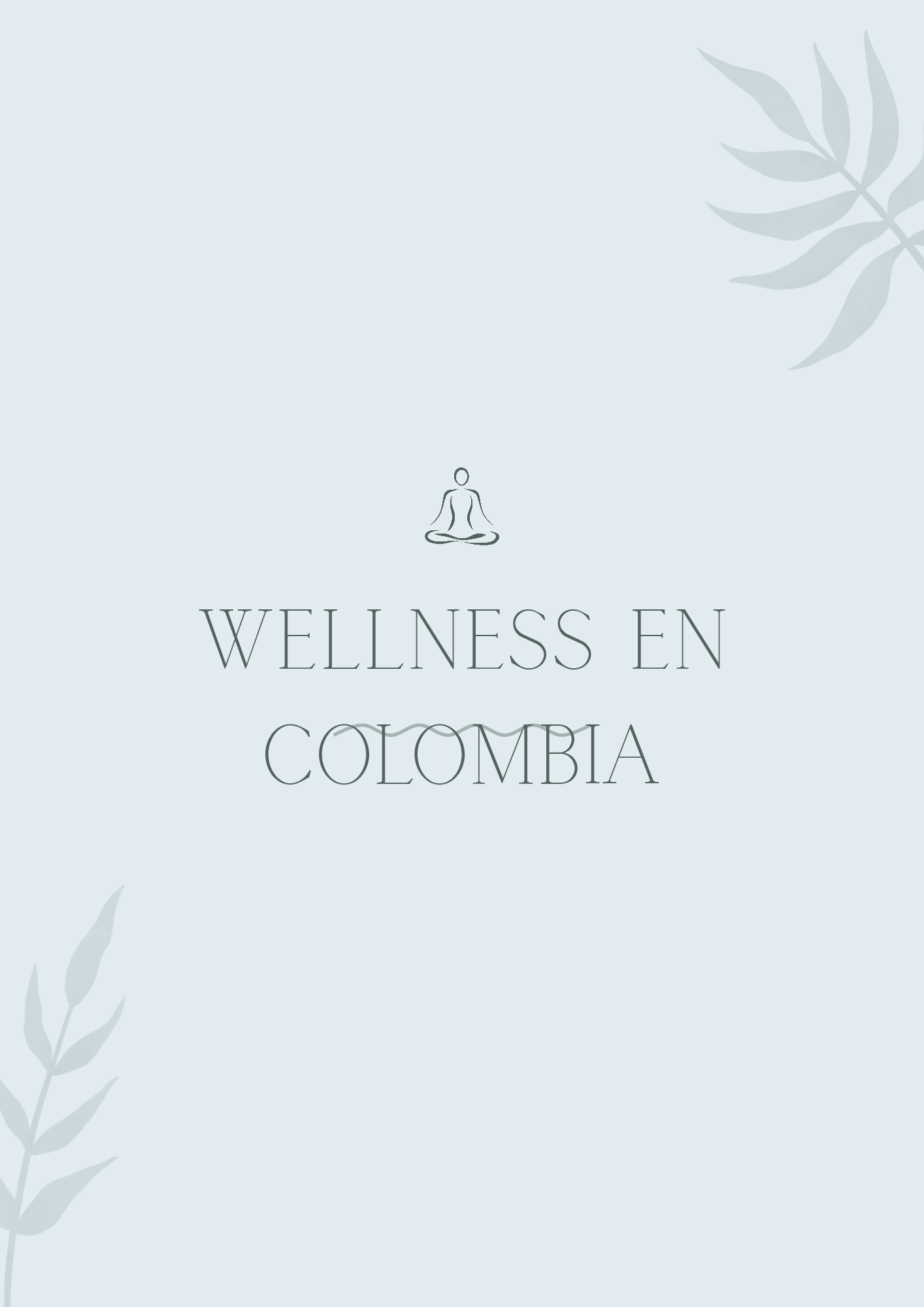 Wellness en colombia.  Lujo imposible para las clases más altas.