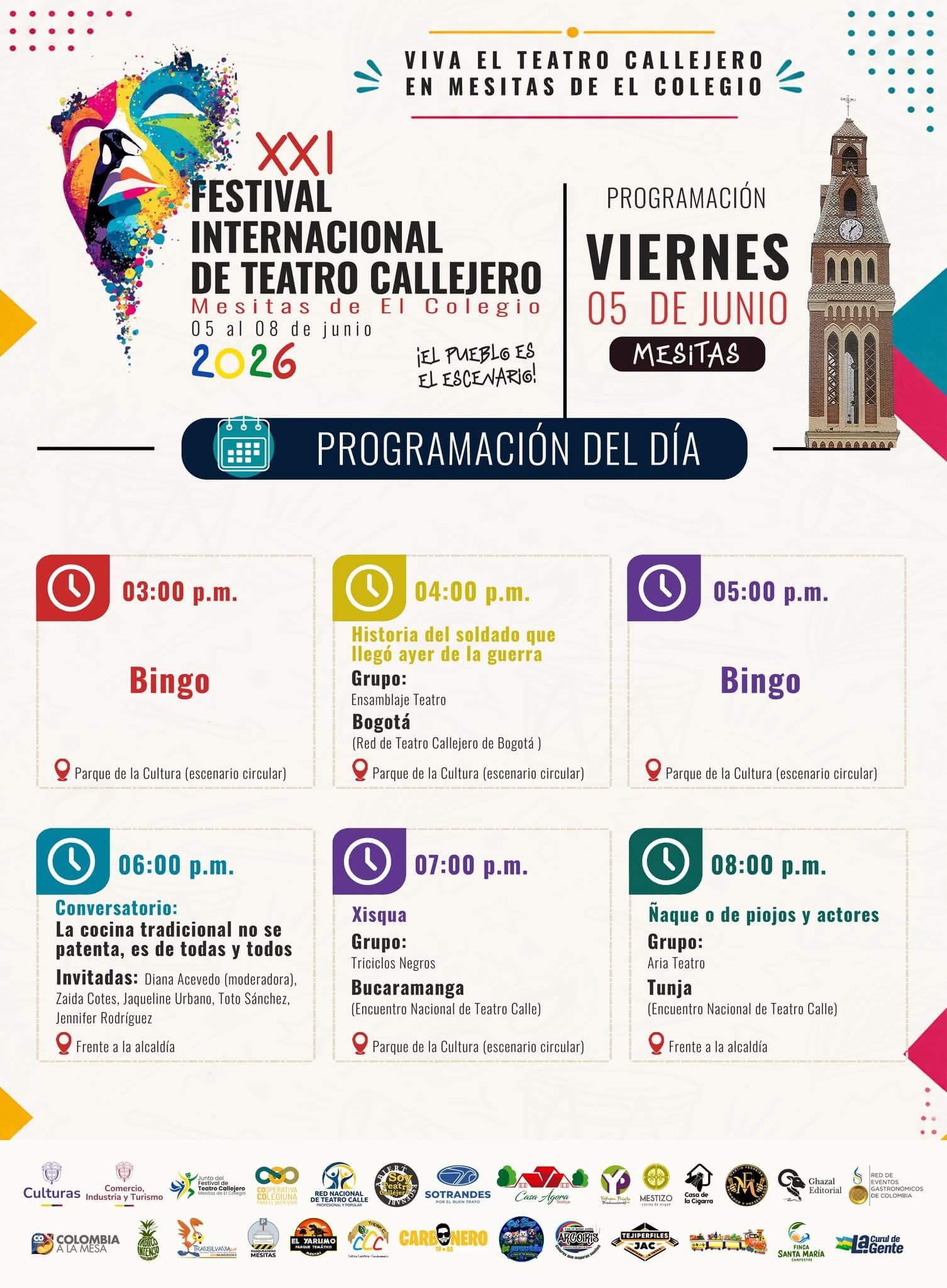 El festival de teatro callejero de Bogotá ya está aquí!